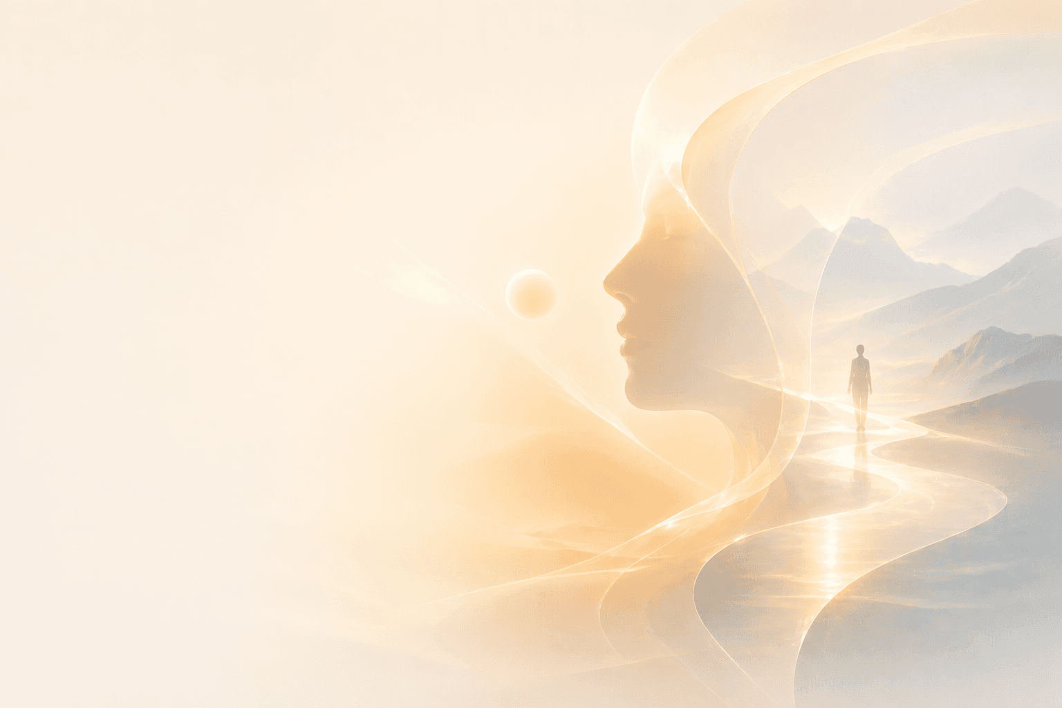 镜面 Mirror AI 抽象主视觉